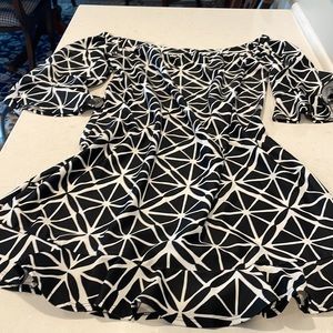 Jude Connolly black & white print dress